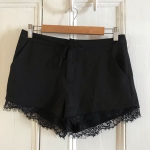 Forever21 Lace Trim Shorts